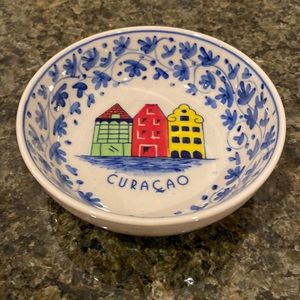 Heinen Delfts Blauw Curaçao Pottery